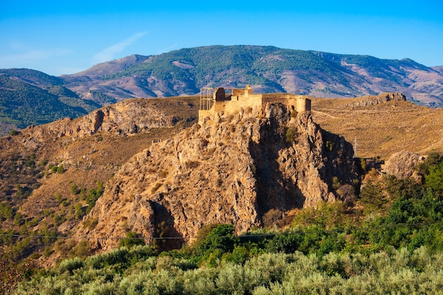 Photo lanjaron castle in alpujarras region in spain