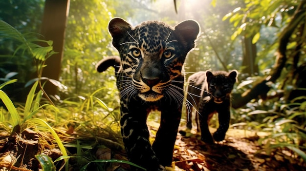 Lankan leopard cub