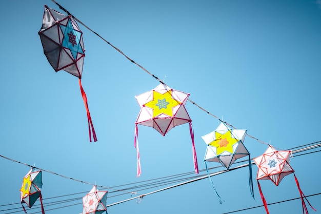 Lantern Festival in the sky at Pai Walking Street