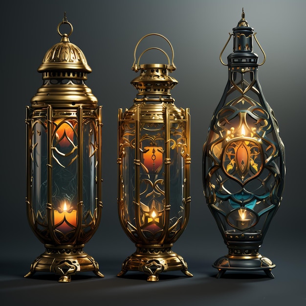 Photo lantern game assets