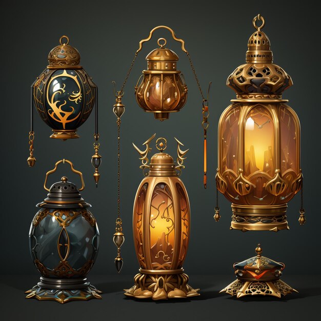 Photo lantern game assets