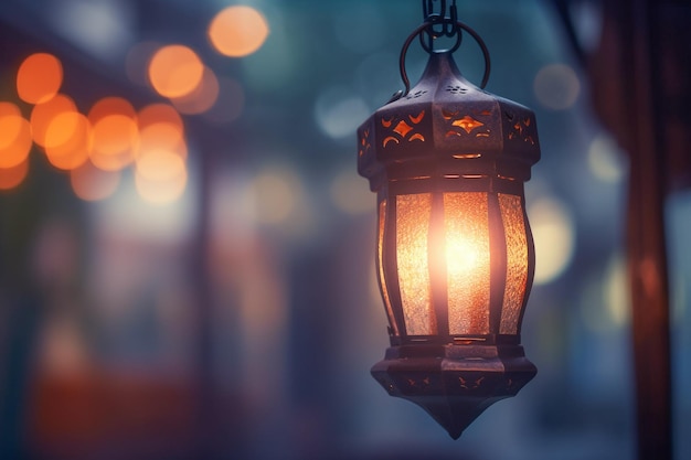 A lantern Islamic background Ramadhan background