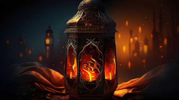 A lantern with a flame on it that says'fire'on it