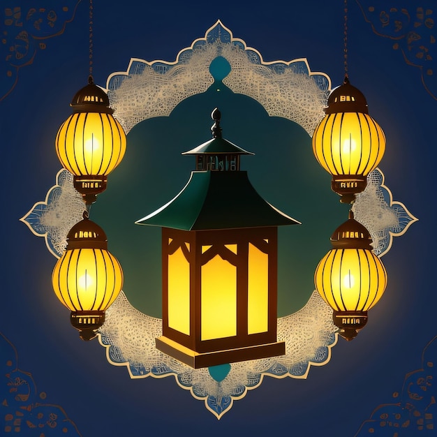 A lantern with the word lantern on it