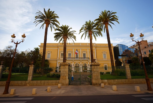 Lantivy palace is a Neoclassical palace in Ajaccio Corsica It serves as the Corsican Prefecture It was built in 1826