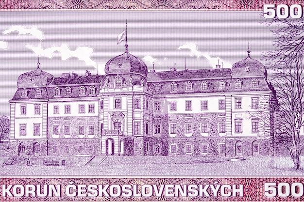 Lany Castle from Czechoslovak money