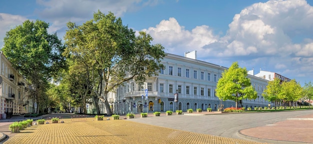 Lanzheronovskaya street in Odessa Ukraine