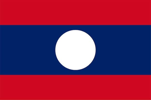 Lao Flag of Laos