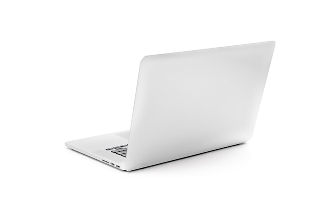 Laptop gray metalic sliver colour notebook