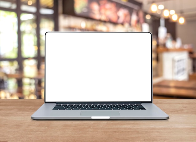 laptop on table