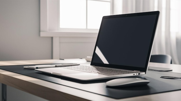 Laptop with a pristine white exterior