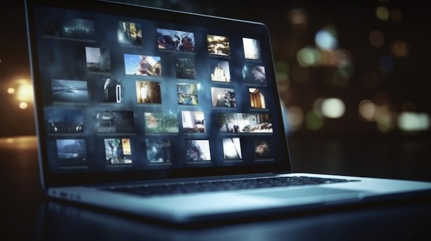 A laptop with a screen that says'macbook'on it