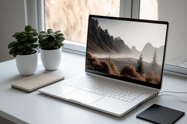 A laptop with a screen that says windows 10 on it