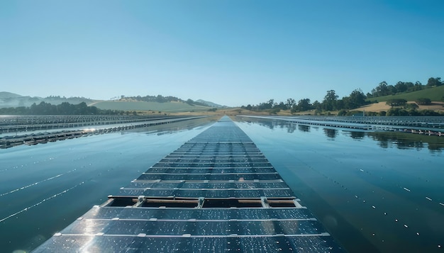 A large body of water captured beautifully