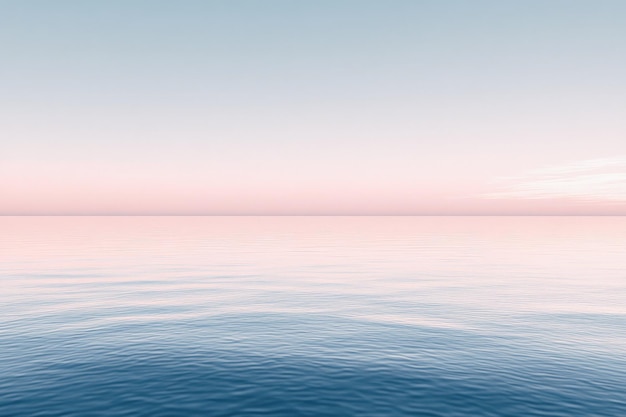 Photo a large body of water with a sky in the background