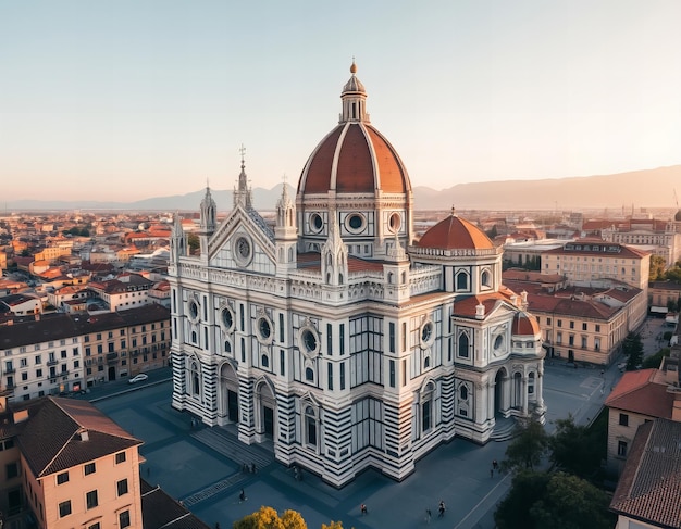 Photo a large building with a dome on the top and a large building in the middle