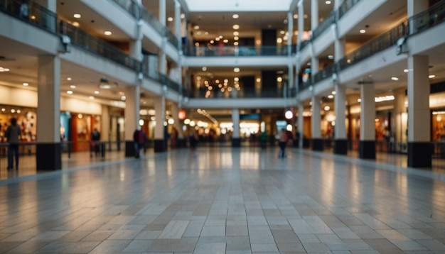 a large building with a large floor with a large glass door