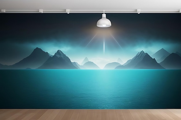 large canvas on the wall