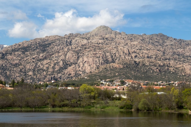 Large granite batholith located on the southern slope of the Sierra de Guadarrama