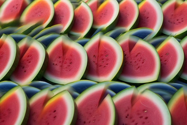 a large group of watermelon are shown in a photo