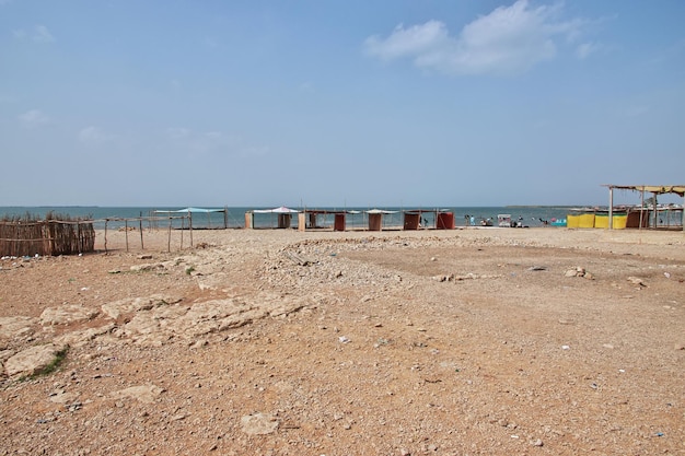 The large lake close Thatta in Pakistan