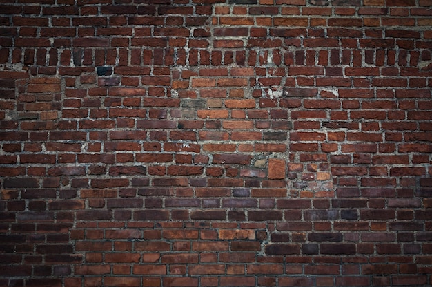 Large and old archival brick wall as a background high details