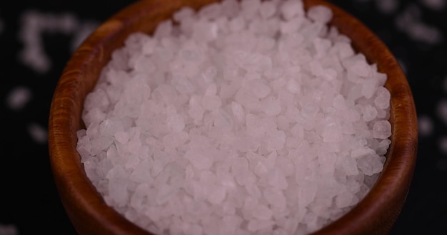 large white salt crystals for cooking