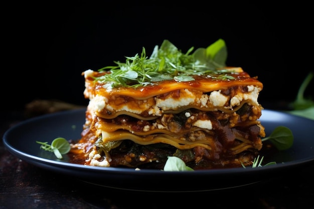 Lasagna with Caramelized Onion and Feta yummy delicious LasagnaRisotto image