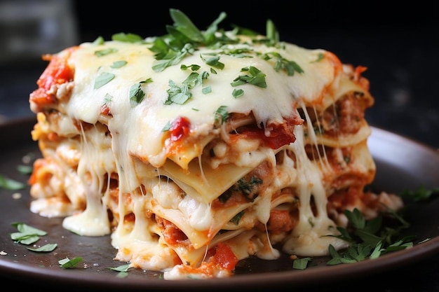 Lasagna with Prosciutto and Fontina yummy delicious LasagnaRisotto image