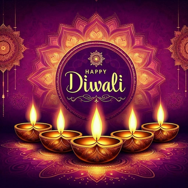 Photo latest diwali background image 2024