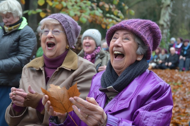 Laughter Amongst Leaves Parkinson Day