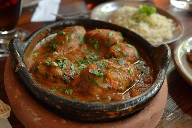 Lauki kofta curry made using bottel gourd or doodhi