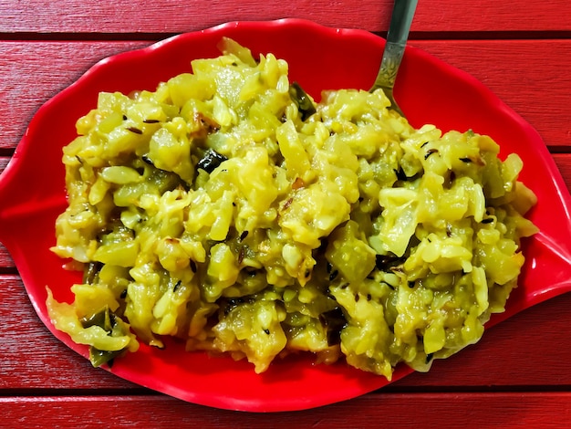 Laukidoodhi ki sookhi Sabji also known as bottle gourd dry curry recipe