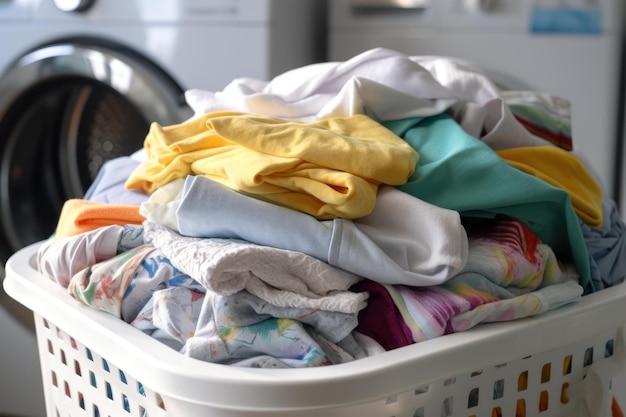 Laundry Basket and Washing Machine