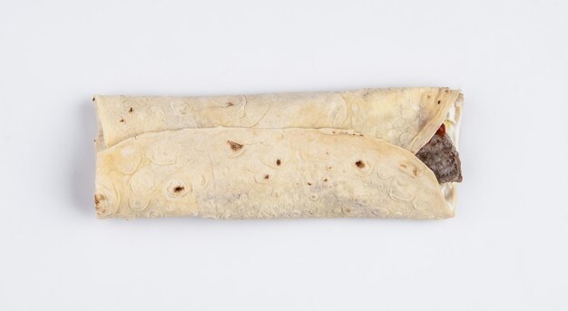 lavash isolated on white background