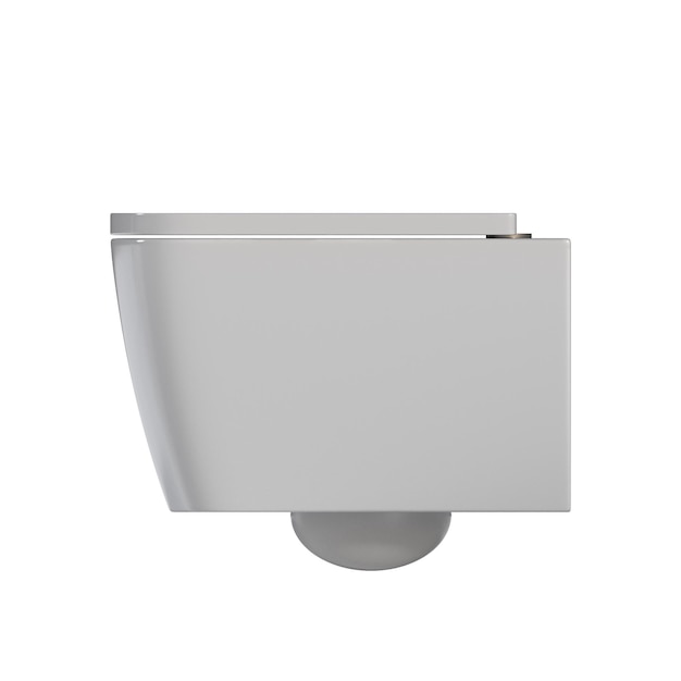 Lavatory pan isolated on a white background bidet 3D illustration and CG render