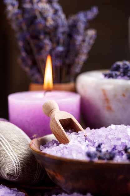 Lavender bath salt