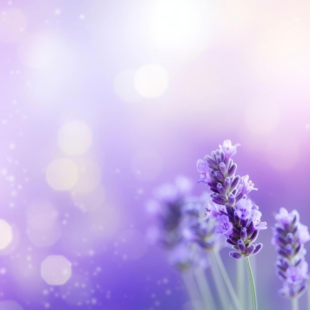 Lavender field background Illustration AI GenerativexA