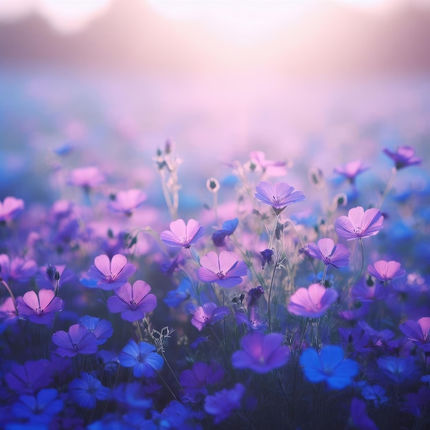 lavender field at sunset