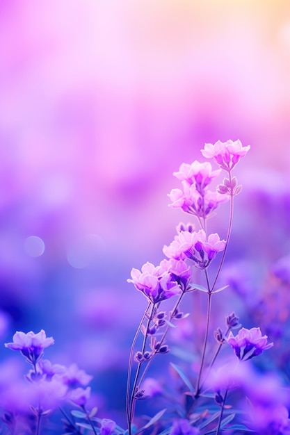 Lavender flower background Illustration AI GenerativexA