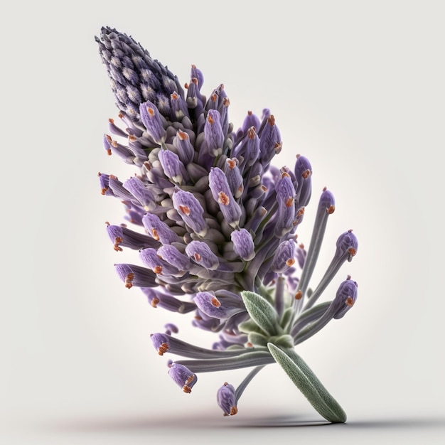 Lavender flower illustration. IA generative.