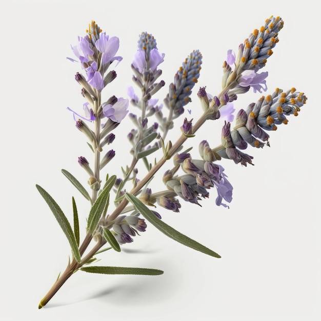 Lavender flower illustration. IA generative.