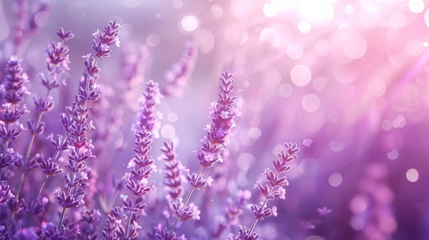 Photo lavender purple background with softness and serenity