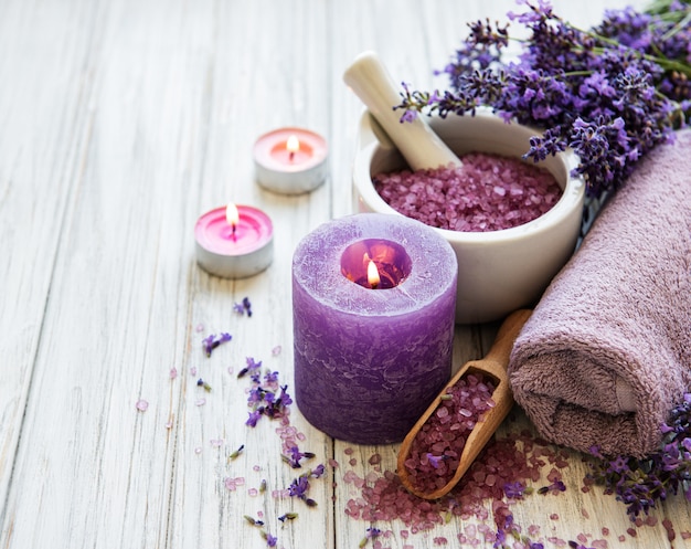 Lavender spa products