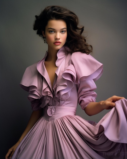 Lavender Vintage Dress Dazzles in Style