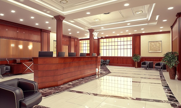 Law Firm Reception Area