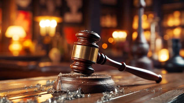 Law and justice converge on antique gavel