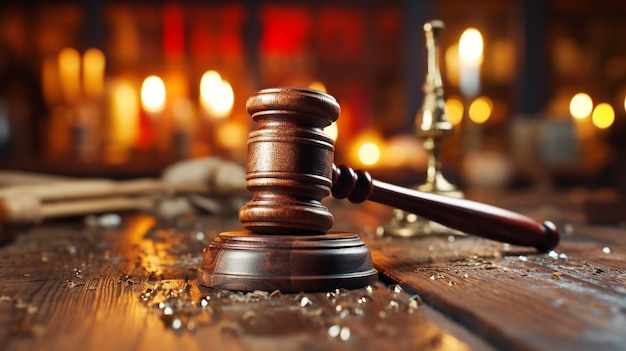 Law and justice converge on antique gavel