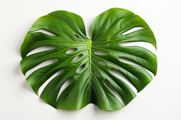 leaf background plant monstera nature tropical green palm texture foliage isolated