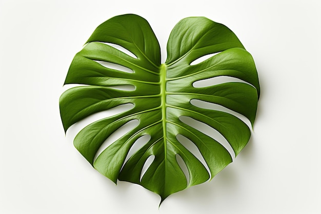 leaf background plant monstera nature tropical green palm texture foliage isolated